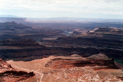 We leave Canyonlands and head north to Dead Horse Point State Park near Moab.