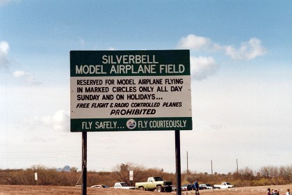 January 1987   &nbsp; We go to a contest in Tucson;  I love this sign.