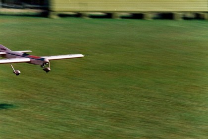 Coming in to land.