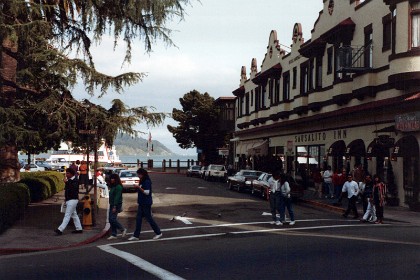 Sausalito is a trendy area with lots of high end stores and restaurants.