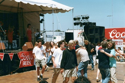 The dance floor.