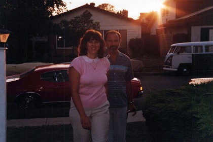 Bart and Nancy Klapinski arrive.