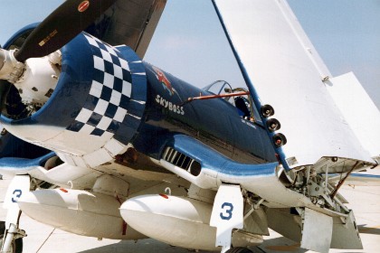 Privately owned Chance Vought F4U Corsair.