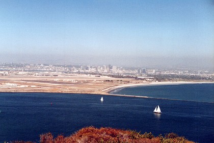 San Diego from Cabrillo Point - return to OZ time draws nearer.