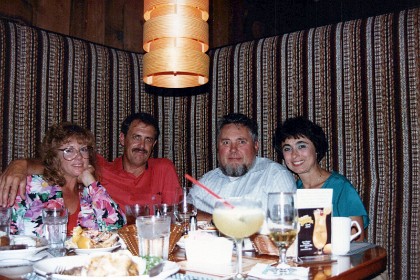 The next day  Friday August 26, 1988  We have a farewell dinner at Stuart Anderson's Black Angus in El Cajon with Ranny and Caroline. Ranny died in 1999.