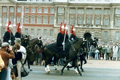 The Queen's Life Guard is an operational posting, with the primary purpose of protecting the Sovereign.