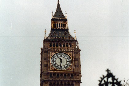 One of the world's most recognisable icons (nearly as well known as the Sydney Opera House) - Big Ben at the Palace of Westminster