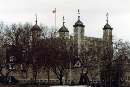 The Tower of London.  It was founded towards the end of 1066 as part of the Norman Conquest. The White Tower, which gives the entire castle its name, was built by William the Conqueror in 1078 and was a resented symbol of oppression, inflicted upon London by the new ruling elite.