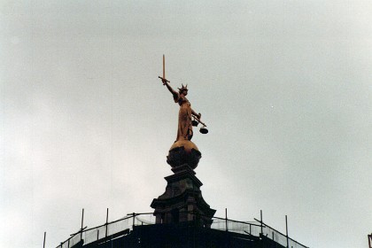 The Old Bailey has been housed in a succession of court buildings on the street since the sixteenth century, when it was attached to the medieval Newgate Jail. The current main building block was completed in 1902and its architecture is recognised and protected as a Grade II* listed building. An extension South Block was constructed in 1972, over the former site of Newgate Jail which was demolished in 1904.