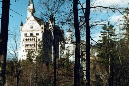 The rear end of Neuschswanstein.