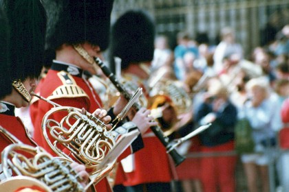 Scots Guards come marching in to take over.