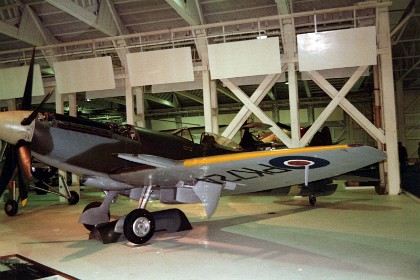 Last of the Spitfires, the F24. Only 70 were built and most went into storage.