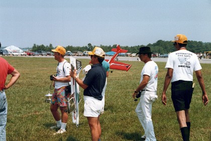 The tall black guy on the right is Doug Figgs, the contest director. Brian and I first meet him during the 1984 World Championships in Chicopee Massachusetts.