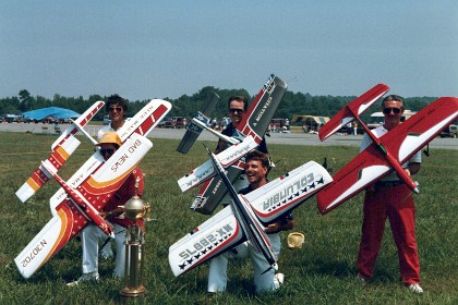 The final five. Kneeling: Paul Walker and Jimmy Casale. Standing: Kaz Minato, Ted Fancher and Windy Urtnowski.