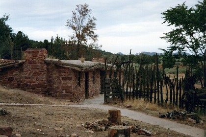 In the 1860s Mormon pioneers from St. George, Utah, brought cattle to the area, and a large cattle ranching operation was established.  In 1866 the Apache, Navajo and Paiute tribes of the region joined the Utes for the Black Hawk War, and, after they raided Pipe Spring, a protective fort was constructed by 1872 over the main spring.