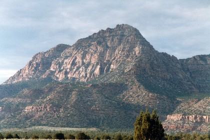 We pass through the Red Cliffs Conservation area