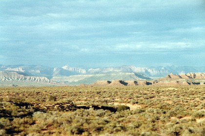 This is part of an area called the Arizona Strip that was part of the migration route to California that the Pipe Spring supported.