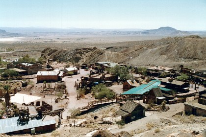 It was later converted into a county park named Calico Ghost Town located off Interstate 15.  it lies 3 miles (4.8 km) from Barstow and 3 miles from Yermo.