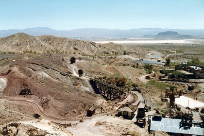 Walter Knott purchased Calico in the 1950s, and architecturally restored all but the five remaining original buildings to look as they did in the 1880s.