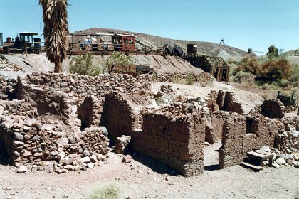 The four prospectors discovered silver in the mountain and opened the Silver King Mine, which was California's largest silver producer in the mid-1880s.