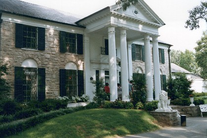 Graceland is a mansion on a 13.8-acre estate in Memphis, Tennessee once owned by singer and actor Elvis Presley. His daughter, Lisa Marie Presley, inherited Graceland after his death in 1977.