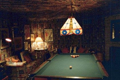 The pool room