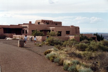 This is the Entrance to the Petrified Forest National Park just off I40. Entrance to the park cost just $5.00.