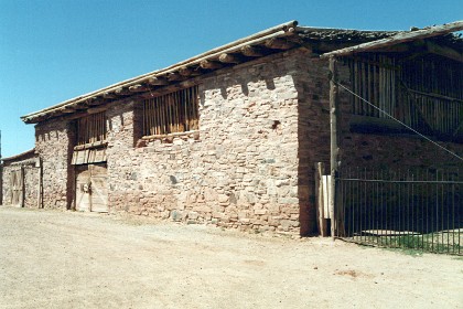 The Barn at the Hubbell Trading Post.  Trade with men like Hubbell became increasingly important for the Navajos. The trader was in contact with the world outside the newly created reservation; a world which could supply the staples the Navajos needed to supplement their homegrown products. In exchange for the trader's goods the Navajos traded wool, sheep and, later, rugs, jewelry, baskets and pottery. It was years before cash was used between trader and Navajos.