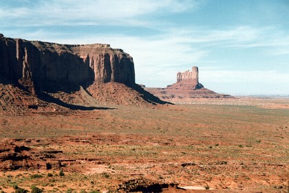 Sentinel Mesa is 180° around from the previous picture looking north-east into Utah