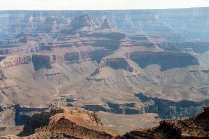 From Mather Point; it's very crowded