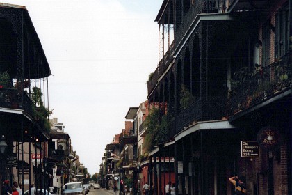 Around Bourbon Street somewhere