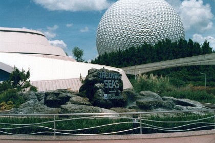 The Living Seas at Epcot - fantastic aquariums. Aquaria? The age of Aquaria?