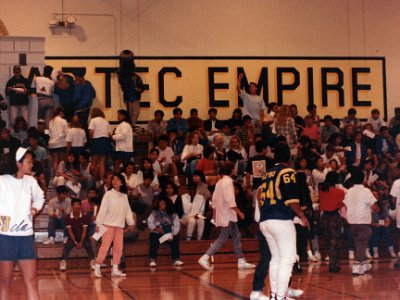 12 October, 1989 the same day.   &nbsp; We arrive in time for Kelly Whitely's homecoming queen competition at Kelly's high scool.