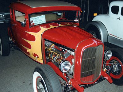 This is a chopped '32 Ford.