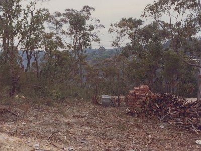 At the end of the build we have a lover of bricks and tiles left over and a huge amount of firewood which we never used as firewood.