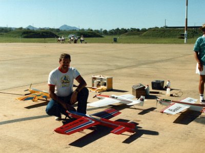 All I have to fly is my US Planes. A full year has passed since we returned from the USA and I have not had time to build a new one. This one still goes well though.