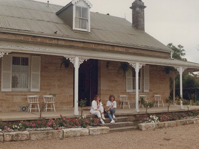 February, 1989  &nbsp; Jenni, Bonnie and I visit the Norman Lindsay Museum at Spring wood.