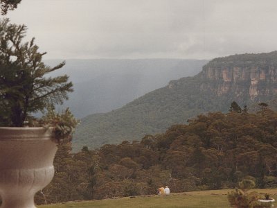 This is a view from the front porch of Yestergrange.