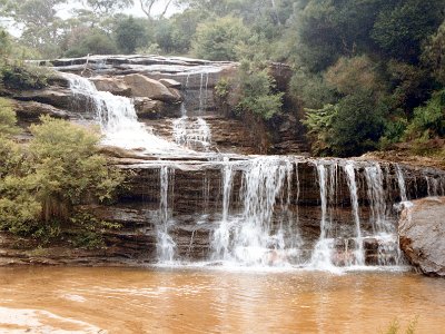 More waterfalls on the way down.