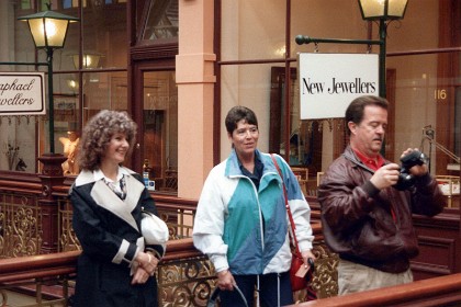 They also enjoy the Strand Arcade.