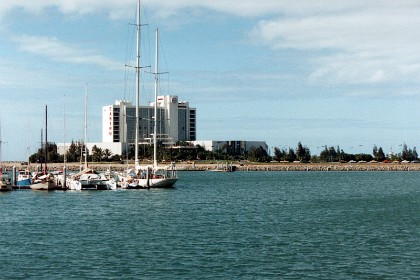 The Townsville Casino.  This is my second visit to Townsville with NCR. The first time was to fix a Mohawk printer.