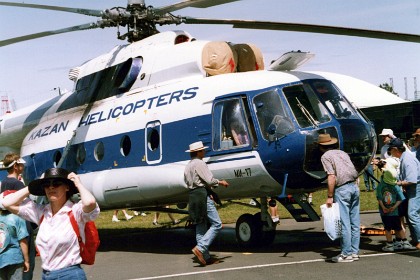 Kazan Helicopters, Joint Stock Company, is a Russian helicopter manufacturing company based at Kazan, Republic of Tatarstan. It is one of the largest helicopter manufacturers in the world. Its products include the Mil Mi-8 and Mil Mi-17 helicopters.