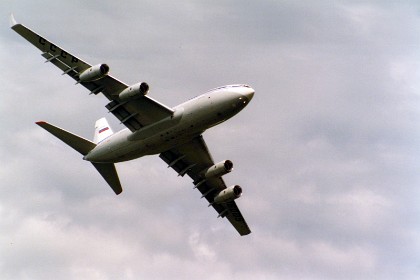 This a the iIlyushin i86,a Russian passenger aircraft.