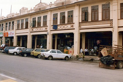 Shop front/houses.