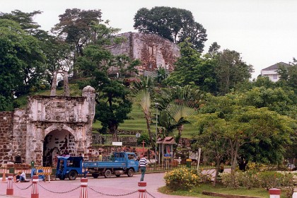 Porta de Santiago was a fort constructed by the Portuguese.