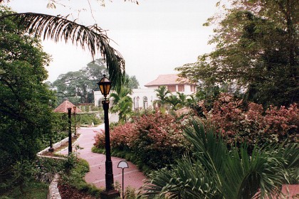 Beautiful gardens in the parklands