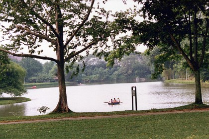 The Perdana Lake Gardens.