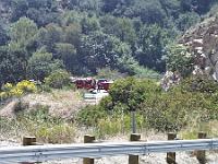 Saturday 1 June 2002 - Motorcycle crash returning from Mount Wilson