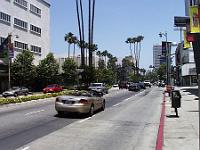 Tuesday 4 June 2002 - Miracle Mile, the first shops in the world with parking lots. Caroline drives up from San Diego to have dinner with us.