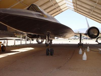 Card 1 100 Pima Air Museum, Tucson Arizona. SR71 Fastest jet plane ever.